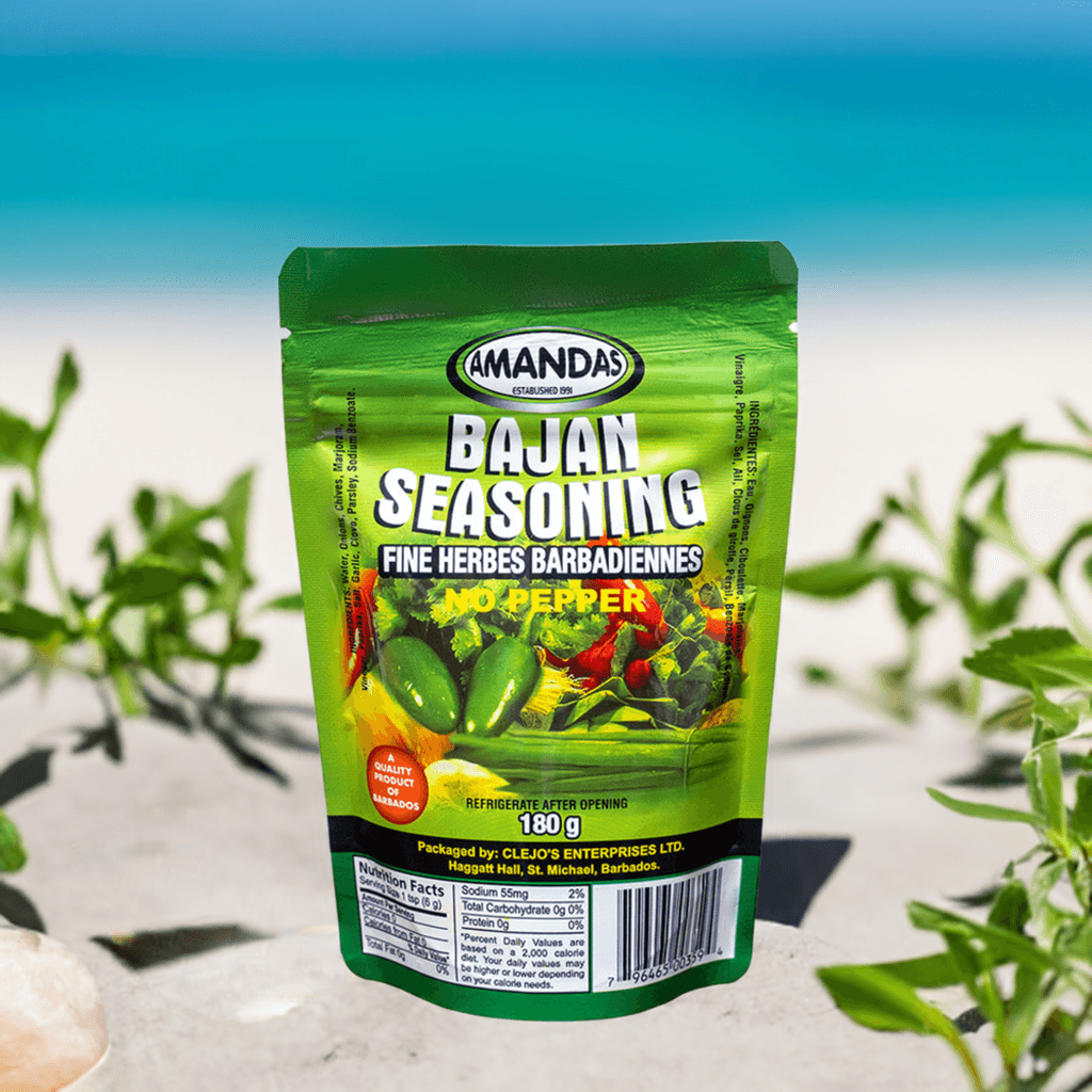 No pepper marinade on beach with leaves